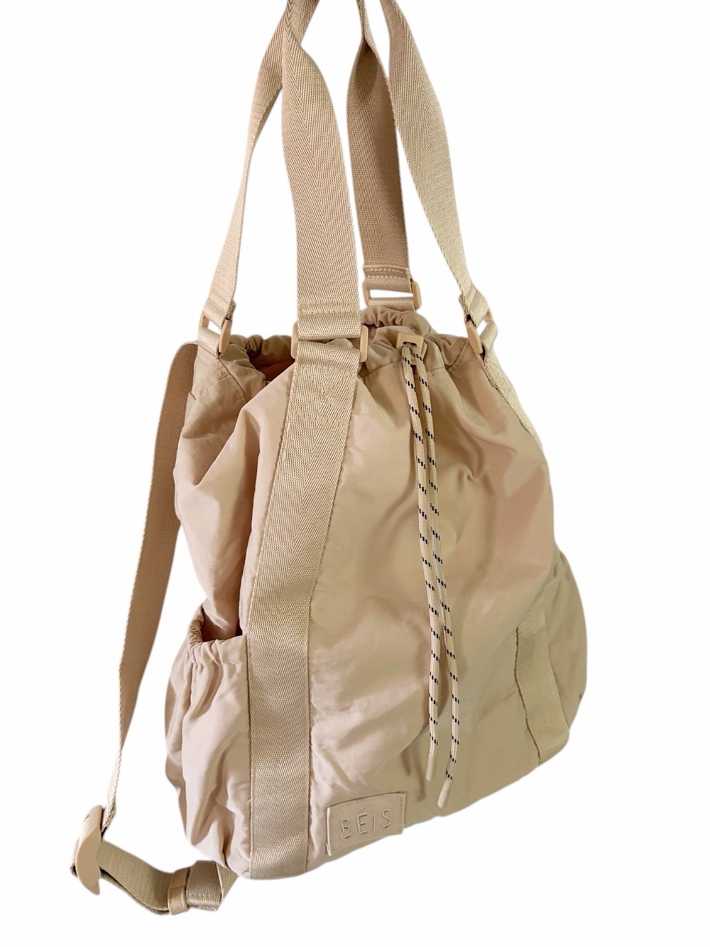 BEIS Nylon Sport Tote Backpack